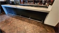 Bar with rail and Shelfing