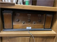 Vintage Crosley 75 Wood Cased Radio