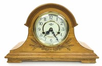 Vintage D & A Oak Wood Mantle Clock