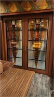Double Stained Glass Pocket Door
