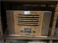 Vintage Kadette Short Wave Radio and The Shelf