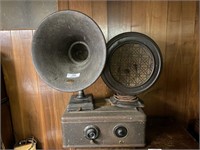 Atwater Kent Radio and 2 Speakers
