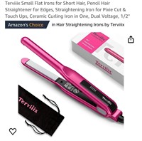 Terviiix Small Flat Irons for Short Hair