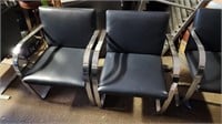 Knoll Metal Framed Arm Chair