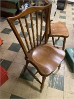 6 Matching Wood Chairs