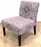 Contemporary Style Upholstered Slipper Chair