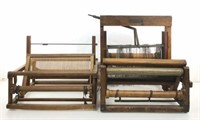 (2) Antique Wooden Weaving Looms