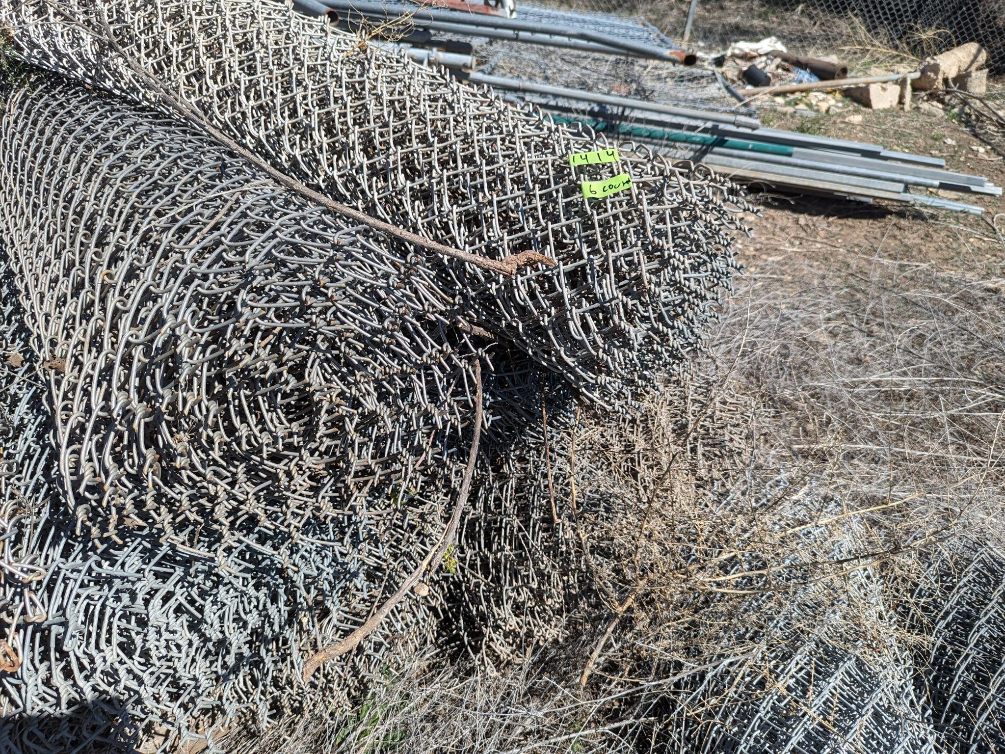 Pallet of Used Chain Link