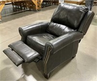 Traditional Leather Recliner W/ Nailhead Trim