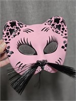 Made in Italy Pink Leopard Costume Mask