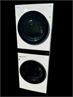 LG FRONT LOADING STACKED WASHER AND DRYER