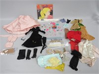 BAG OF ASSORTED BARBIE CLOTHING & ACCESSORIES: