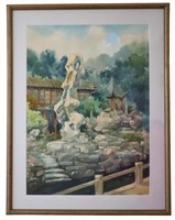 Lingerine Garden, Suzhou China Print