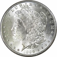 1899 O CRISP BU Morgan Silver Dollar