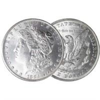 1884 O BU Morgan Silver Dollar