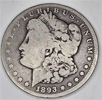 1893 Carson City Key Date Morgan Dollar - $525CPG