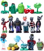 Maikerry 16Pcs Plants vs Zombies Figures PVZ Figur