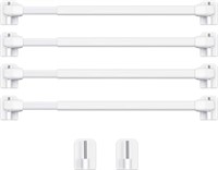 4 Pieces Extendable Curtain Rod Cupboard Bars Tens