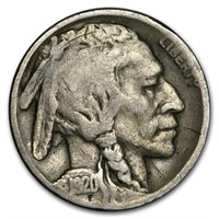 1920 Better Date Buffalo Nickel