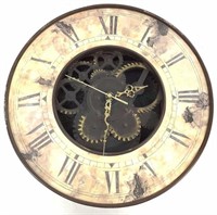 Vintage Style Quartz Wall Clock, Roman Numerals