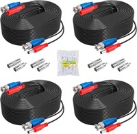 ANNKE 4 Pack 30M/100ft All-in-One Video Power Cabl
