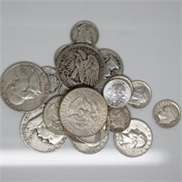 $5 Face Value Mixed 90% Silver Coins