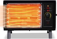 Homeleader ETL Portable Radiant Heater, 1250W/1500