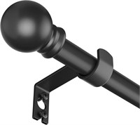 SMODBRODRE Curtain Rods for window 32 to 78, Black