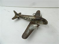 1940s Wyandotte Pressed Steel 6.5" Toy Airplane