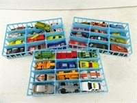 Lot of Misc. Matchbox & Hot Wheels in Trays