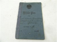 1877 German Military Passport (Loose Binding)