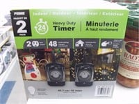 New Prime HD Outdoor Timer 2PK