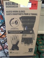 New Holmes Heated Goatskin Work Gloves with Lithi*