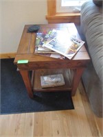 Set of 3 Dark Pine Occasional Tables