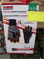 New Karbon Heated Sports Gloves With Leather Palm