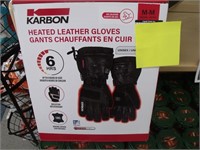 New Karbon Heated Ski Gloves Goatskin Leather witm