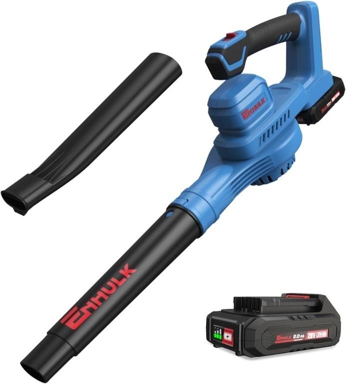 Enhulk 20V 160MPH Cordless Leaf Blower with Batter