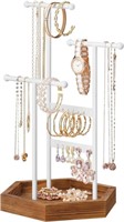 SONGMICS Jewelry Holder, Jewelry Organizer, 4 Inde