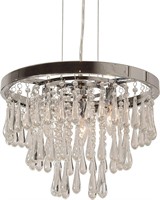 Decor Therapy Cawthorn Crystal 3-Light Pendant