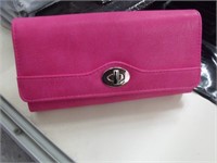 New MUNDi Leather Wallet - Pink