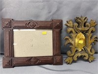 (2) Contemporary Tramp Art Style Frames