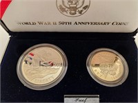 1995 World War II 50th Anniversary Coins