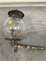 Vintage Gaslight Lamp w/ Globe