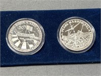 (2) Pearl Harbor 1oz. Silver Coins