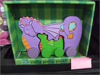 New Big + Little Roly Poly Push Toys Dragon