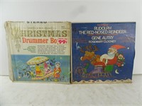 Lot of 2 Vintage Christmas 33rpm Records