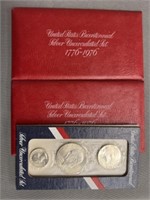 (2) Silver Bicentennial Coin Sets