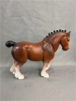 Cast Metal Draft Horse