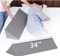 34" Wedge Pillow for Side Sleeping