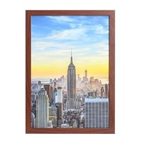 Frame Amo Walnut Brown 14x20 Picture or Poster